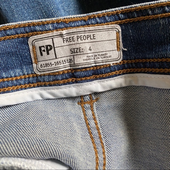 Free People wide leg crop jeans size 4 - Picture 7 of 7